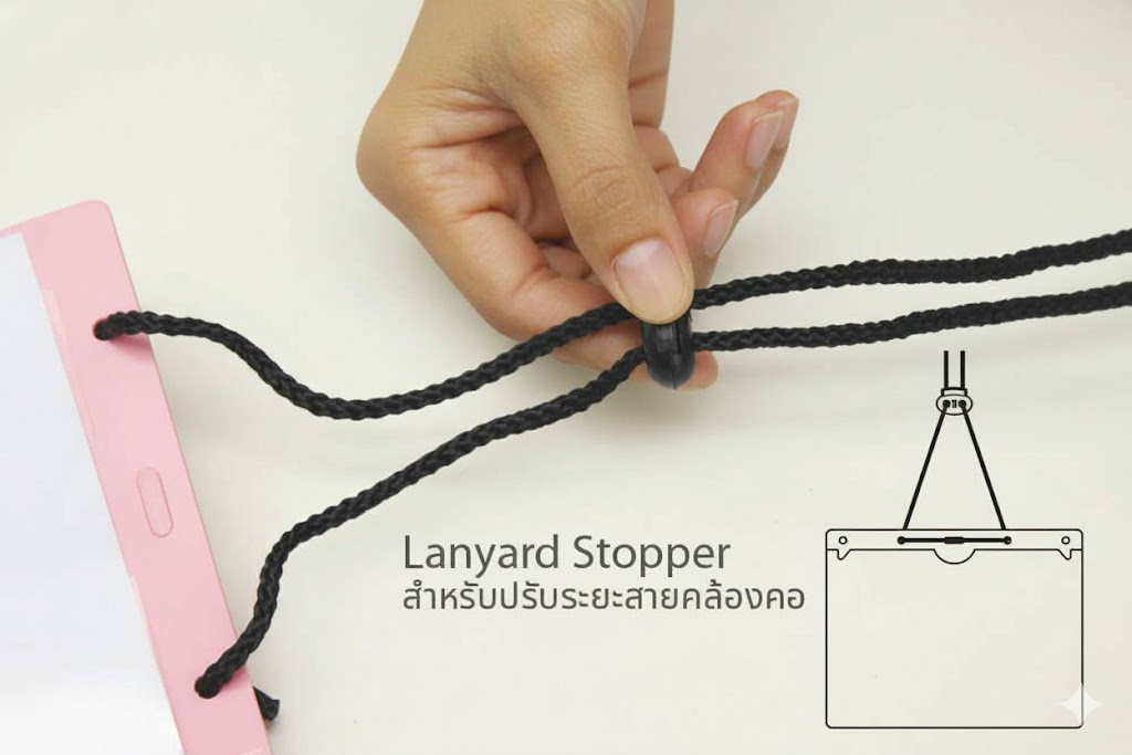 ปรับระยะสาย ป้ายชื่อคล้องคอ บิ๊กแท็ก B6