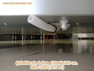 ตู้แช่เครื่องดื่ม 2 ประตู Sanden Intercool รุ่น OEM-1205i