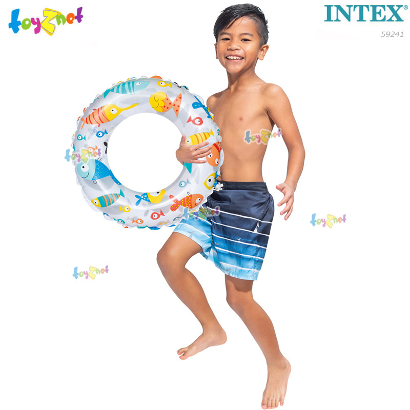 Intex Lively Print Swim Ring (Clown Fish) 24 in (61 cm) no.59241