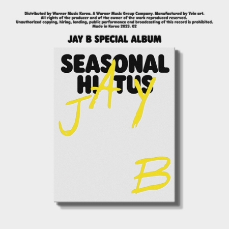 [PRE-ORDER] JAY B - Special Album "Seasonal Hiatus"