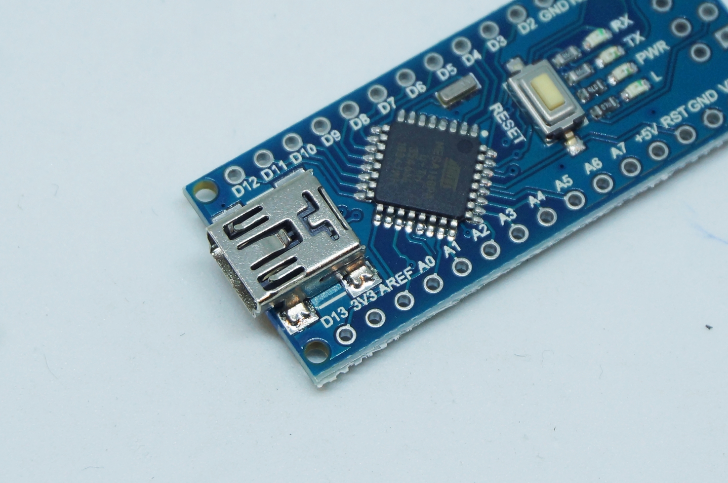 Arduino Nano 168 CH340G ยังไม่ได้บัดกรี (ไม่มีสาย Mini USB)