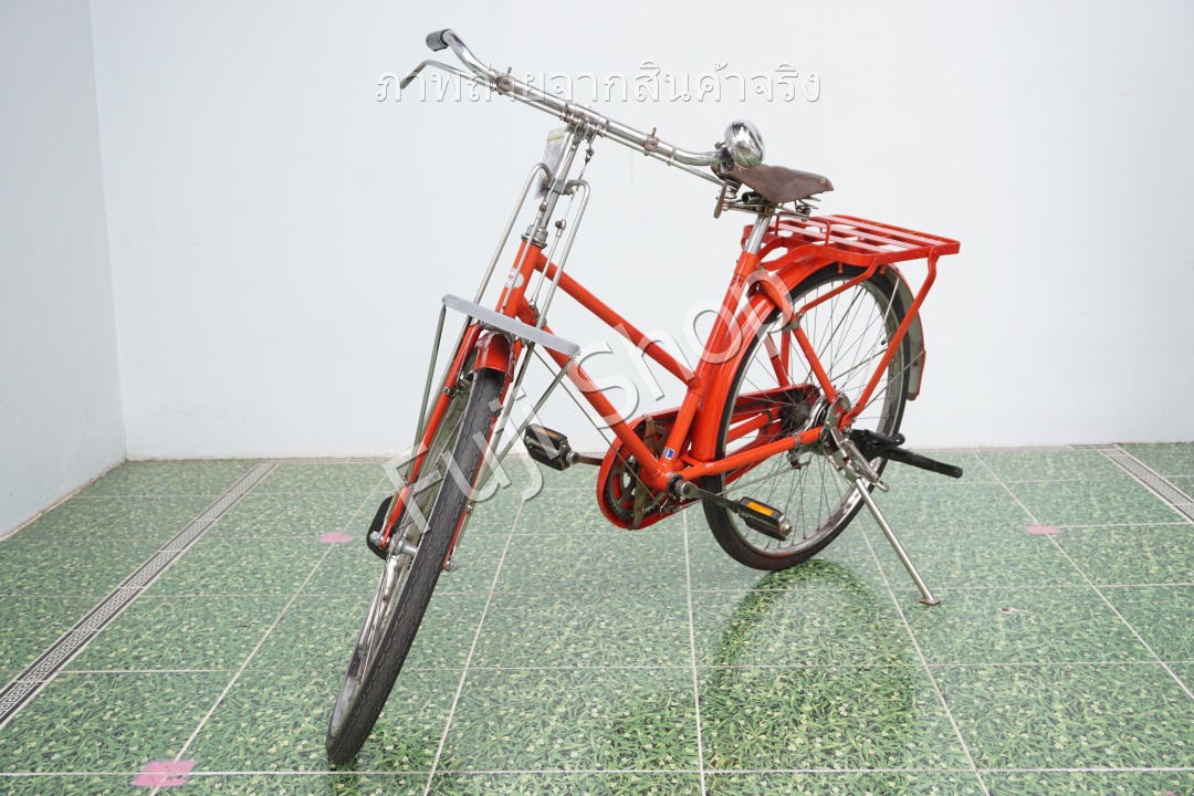 จักรยานไปรษณีย์ญี่ปุ่น - ล้อ 26 นิ้ว - ไม่มีเกียร์ - สีส้ม [จักรยานมือสอง]