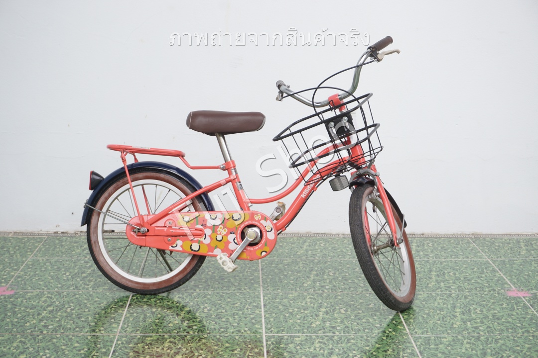 จักรยานเด็กญี่ปุ่น - ล้อ 16 นิ้ว - ไม่มีเกียร์ - สีชมพู [จักรยานมือสอง]
