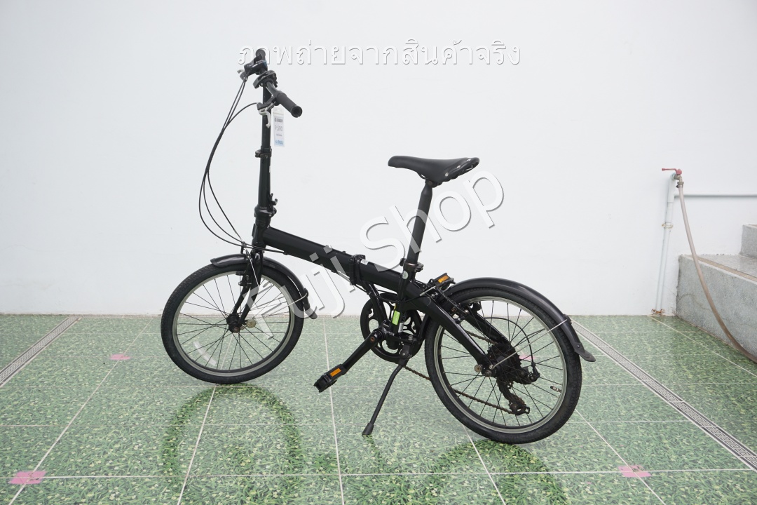จักรยานพับได้ญี่ปุ่น - ล้อ 20 นิ้ว - มีเกียร์ - อลูมิเนียม - Dahon Route - สีดำ [จักรยานมือสอง]