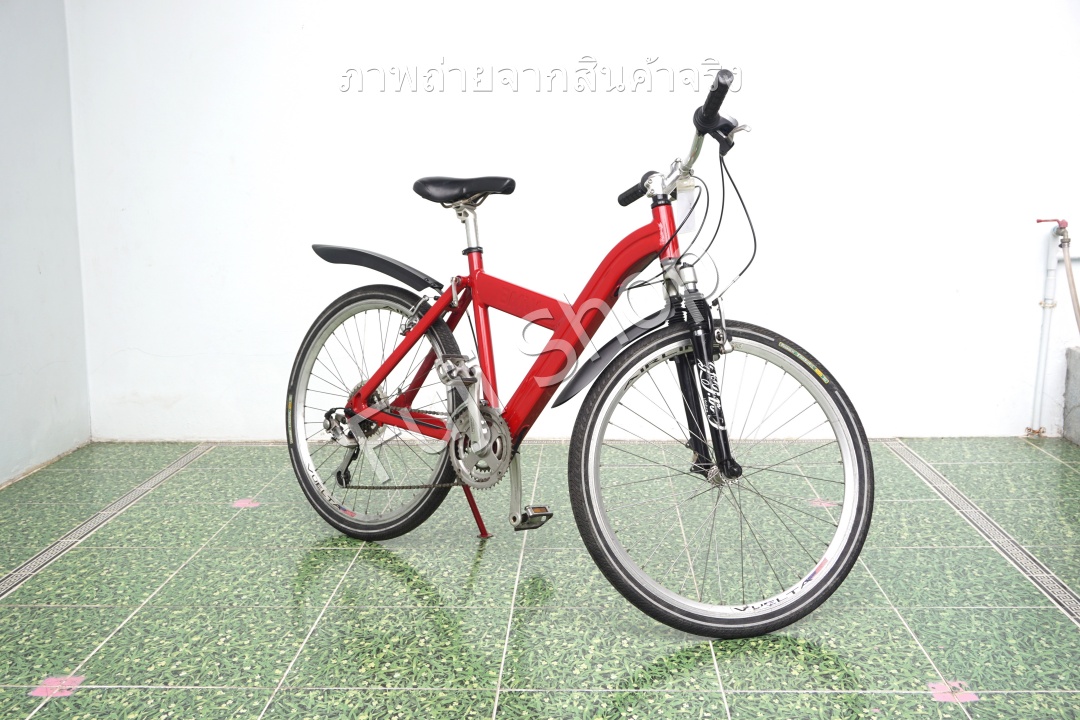 จักรยานเสือภูเขาญี่ปุ่น - ล้อ 26 นิ้ว - มีเกียร์ - มีโช๊ค - อลูมิเนียม - BMW Coca Cola - สีแดง [จักรยานมือสอง]