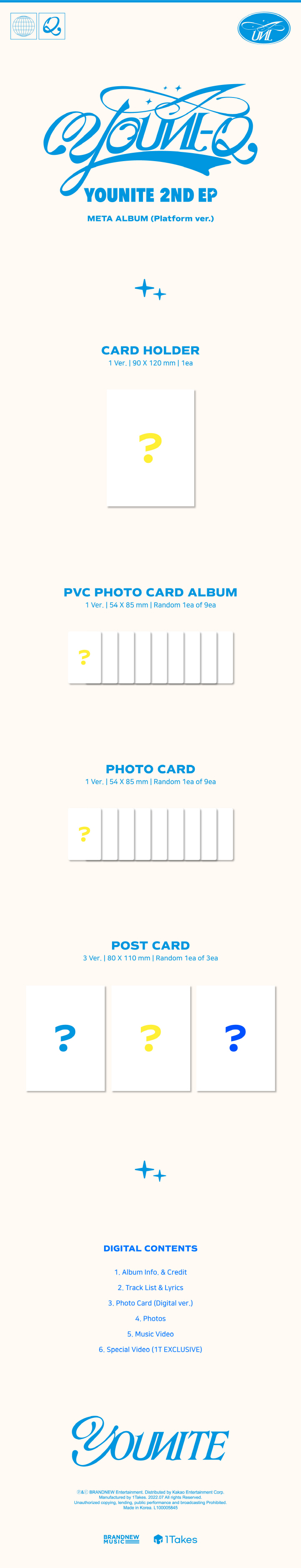 [PRE-ORDER] YOUNITE - 2ND EP "YOUNI-Q" (Platform Album ver.)