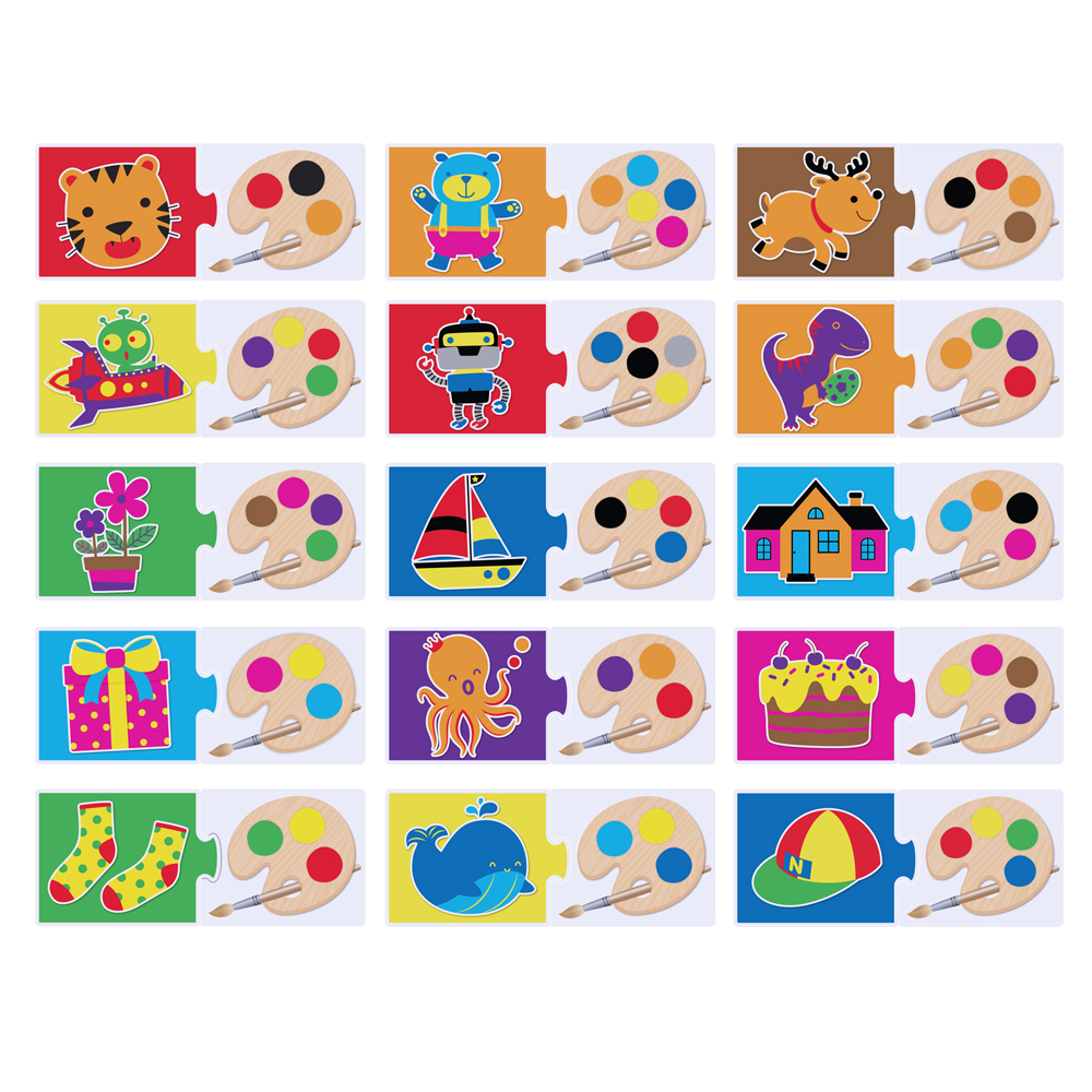 เกมต่อภาพจับคู่ ชุดจับคู่สี ET-586