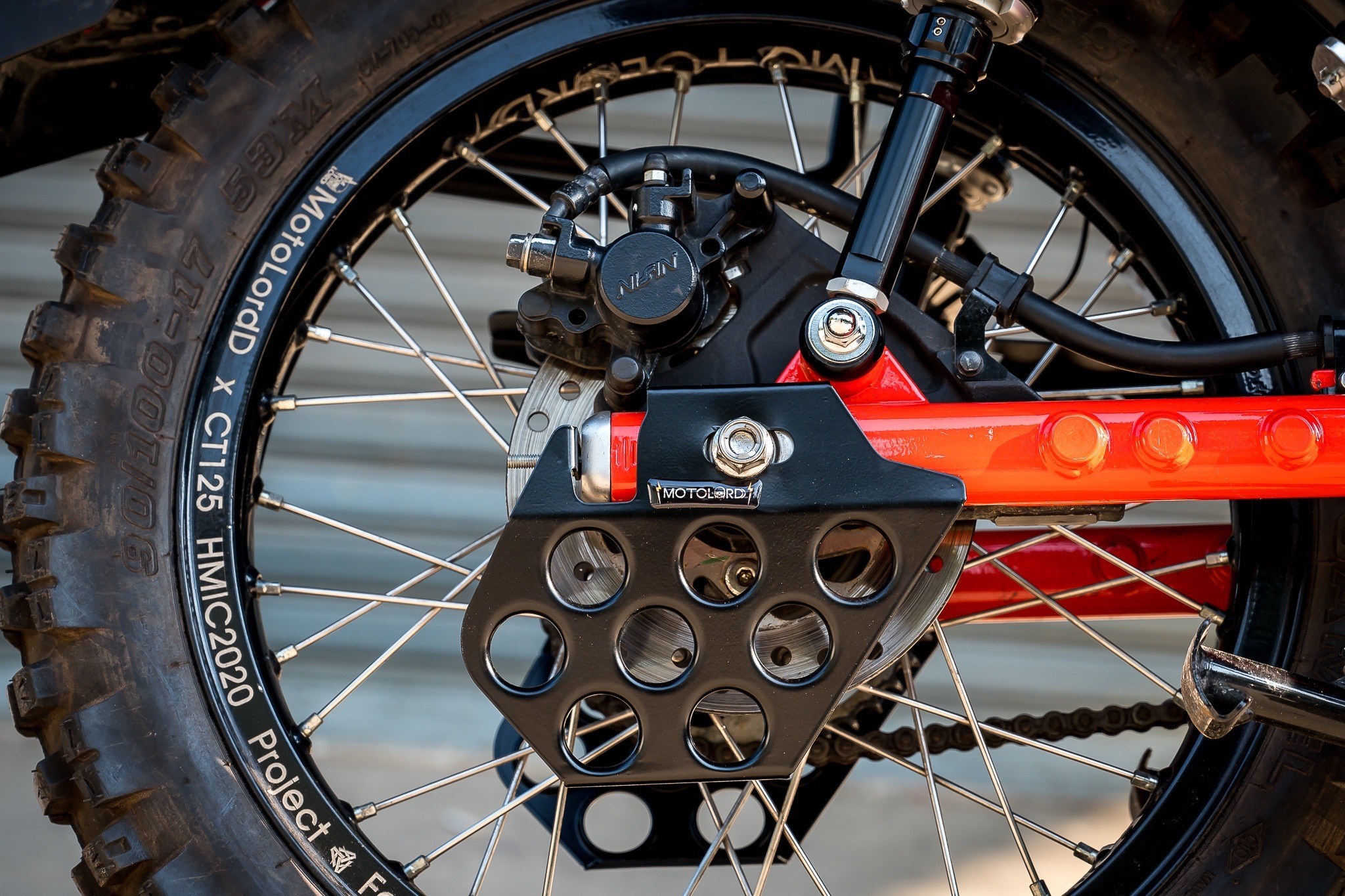 ชุดการ์ดกันดุมสเตอล้อหลังCT125 Motolord Rear Hub wheel protector CT125 ราคา1990