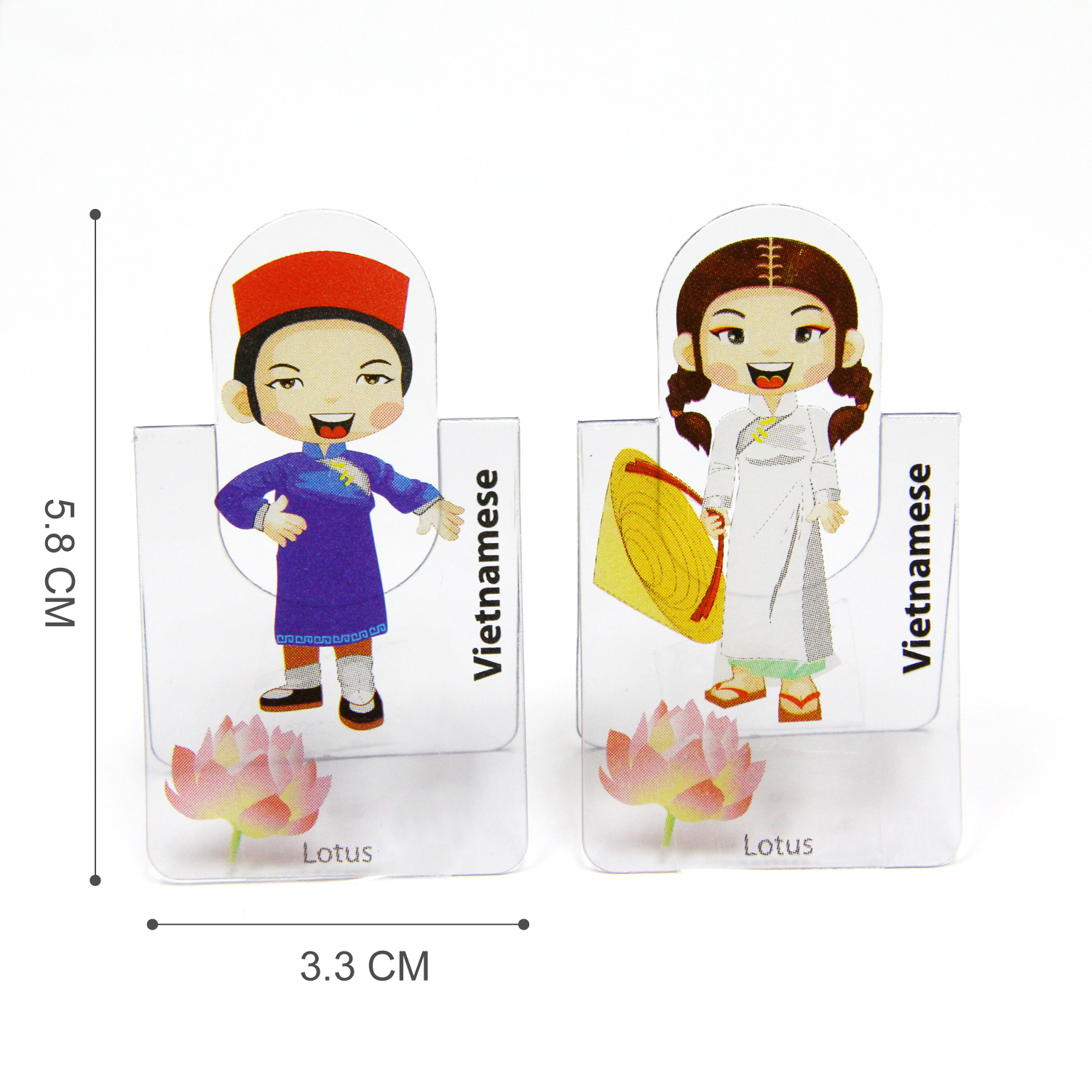 ที่คั่นหนังสือ Bookmark F-Lock ลายอาเซียน