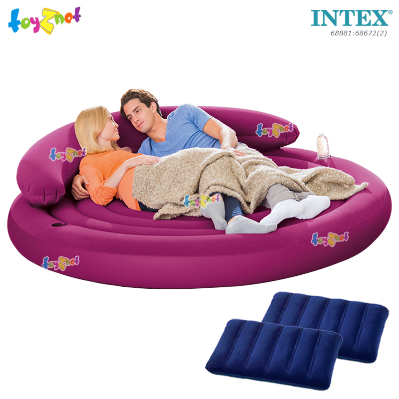 Intex Ultra Daybed Lounge 1.91x1.91x0.51 m no.68881 + 2 Intex Pillows
