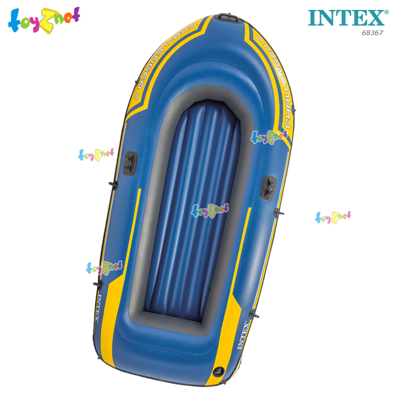 Intex Challenger 2 w/1.22m French Oars & DQI Air Pump no.68367