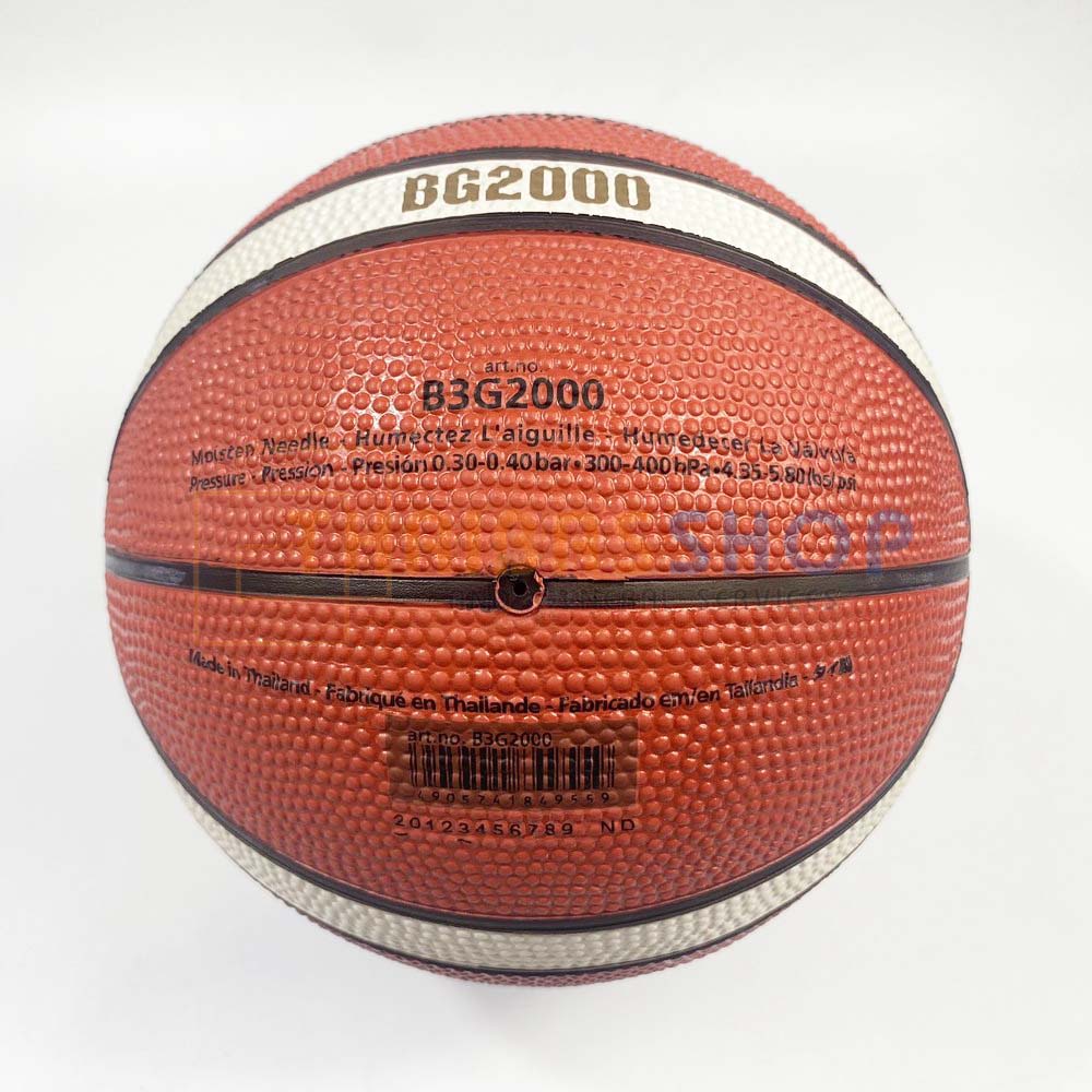 (ของแท้ 100%) ลูกบาสเกตบอล ลูกบาส Molten BG2000 เบอร์3/5/6/7 บาสเกตบอลยางคุณภาพพิเศษ มีตรา มอก.