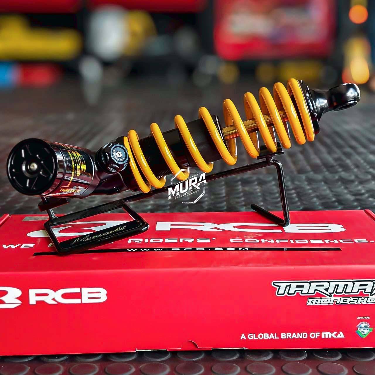 โช้ค RCB ความสูง 320mm. รุ่น Giorno/Lead/GrandFilano/Click125-160/Scoopy i [พร้อมสปริงทำสี]