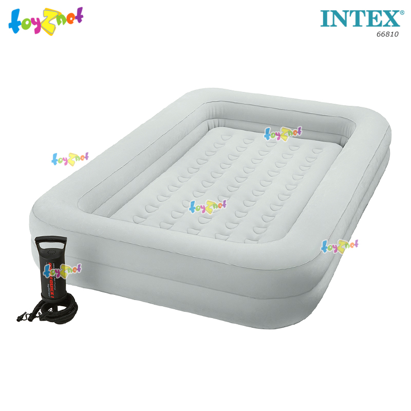 Intex Kidz Travel Airbed Set w/DQI Air Pump 107x168x25 cm beige Color no.66810