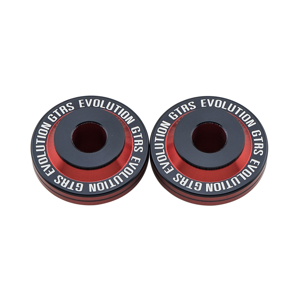 บู๊ชล้อหน้ากลึง CNC ทูโทน GTRS GIORNO+ - ดำแดง- ดำทอง - ดำเทา- ดำเขียว- ดำน้ำเงิน - ดำส้ม- ดำม่วง-ดำเงิน ราคา 550 บาท/คู่