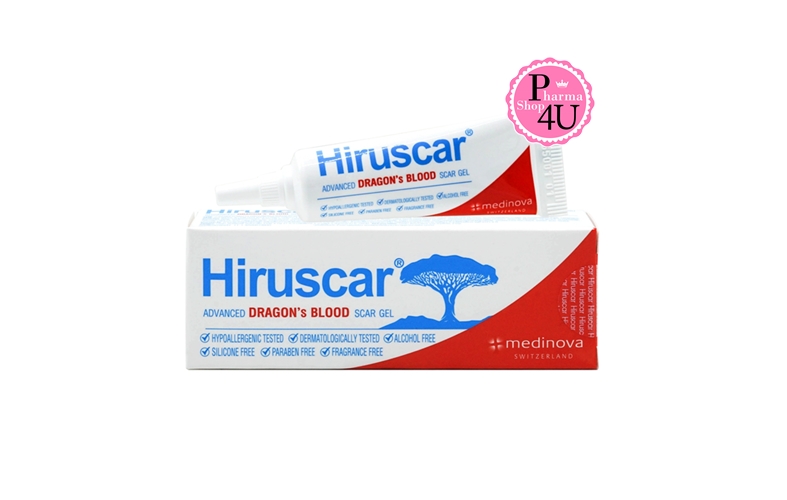 HIRUSCAR ADVANCED DRAGON'S BLOOD SCAR GEL 8 กรัม.