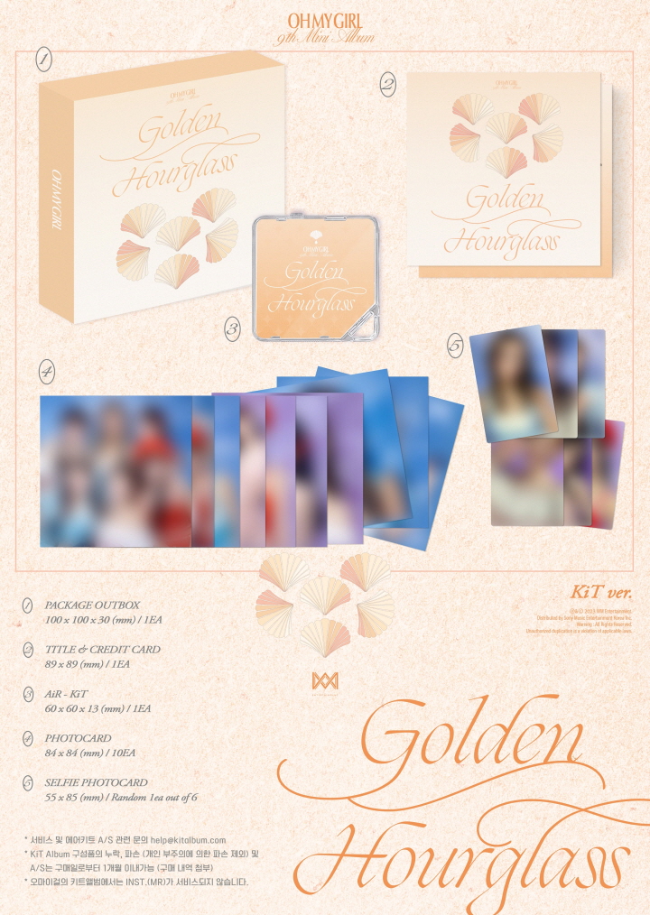 [PRE-ORDER] OH MY GIRL - 9th Mini Album "GOLDEN HOURGLASS" (KiT)