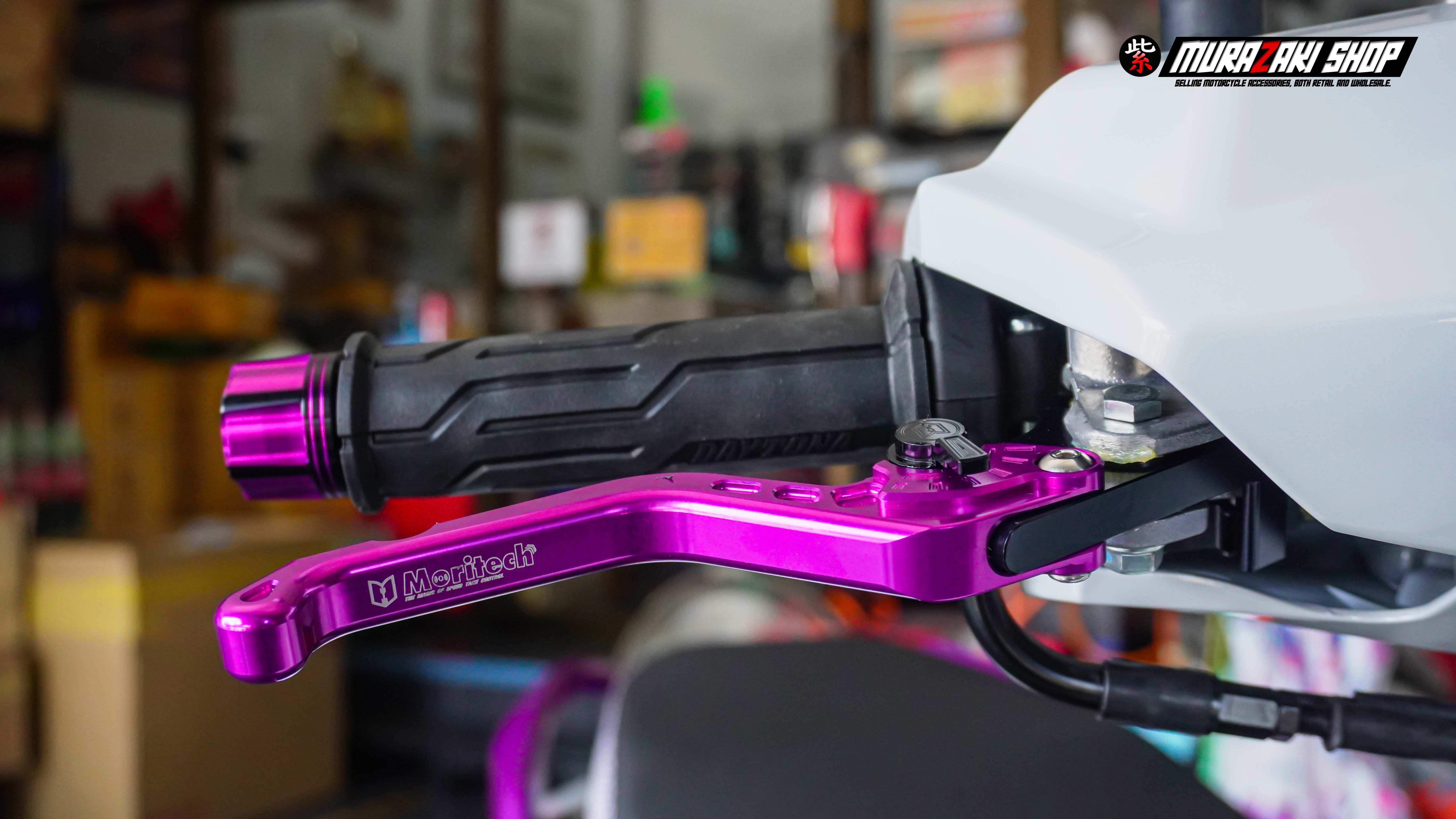 มือเบรค Moritech/CNC ปรับระดับ XLT-5 : CLICK-125 i / CLICK-150 i 2018-2022 / CLICK-160 (STD) / GIORNO-125 (STD)