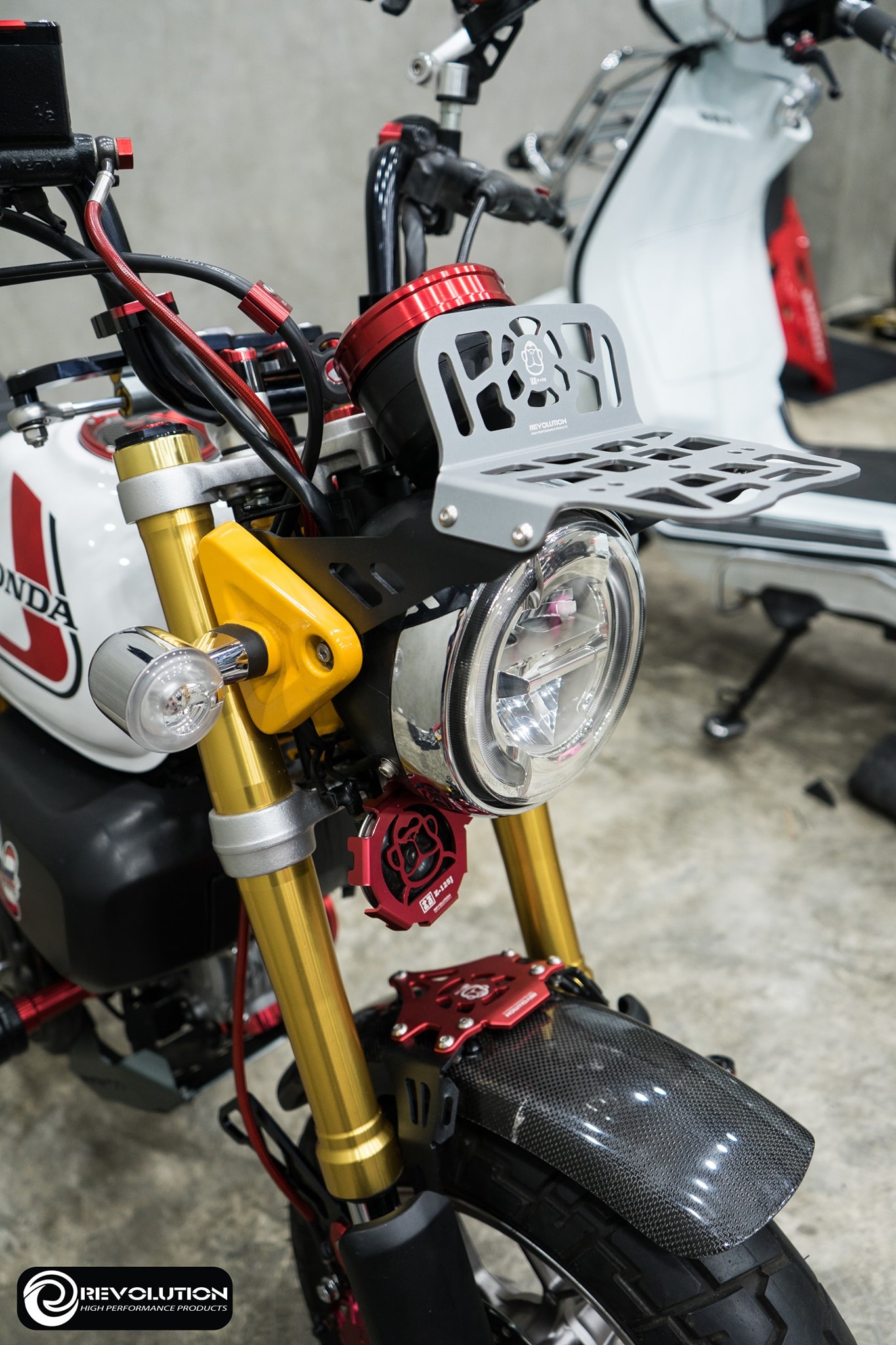 ตะแกรงบนไฟหน้า Revolution Monkey125 (4/5เกียร์)