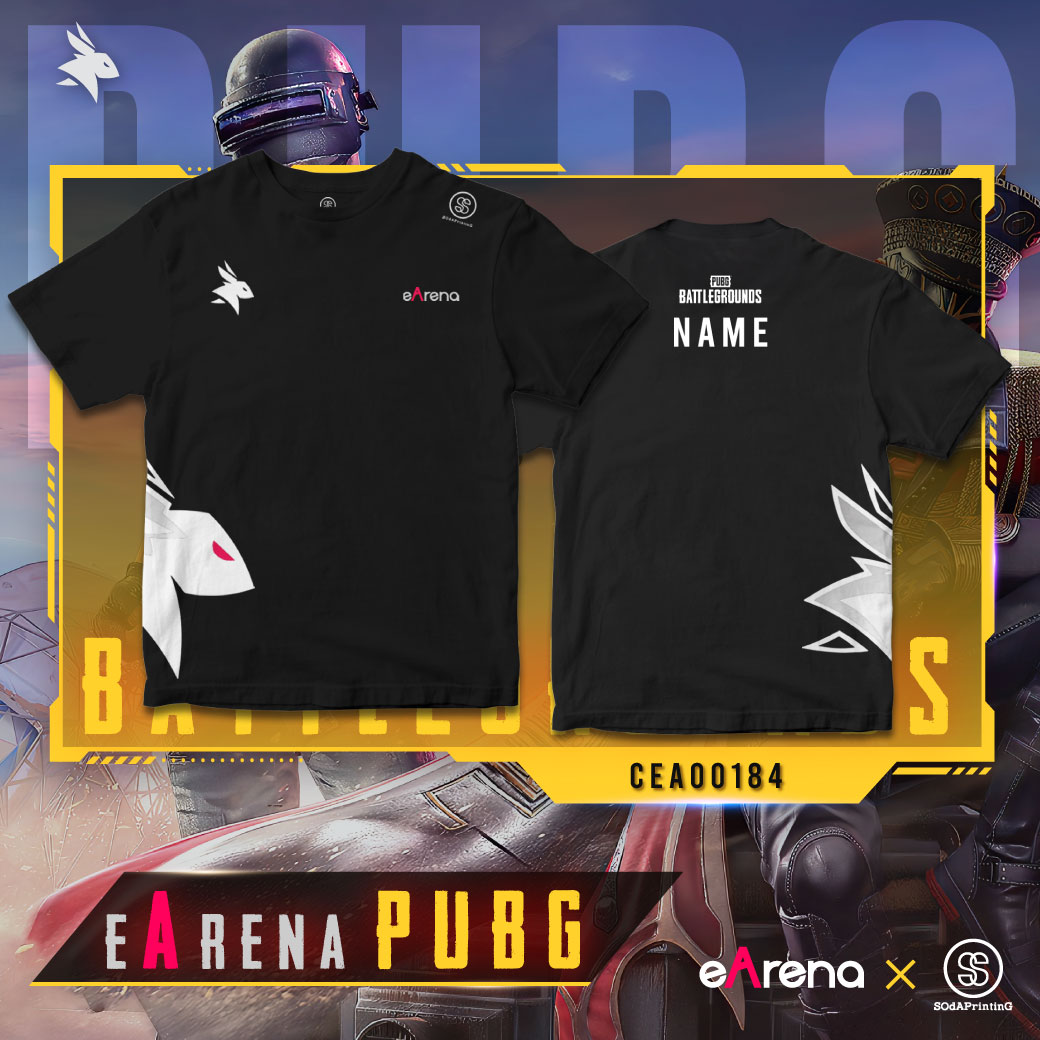 เสื้อยืด พิมพ์ลาย T-SHIRT PUBG (Black) CEA00184 #eArena #SHOPTER