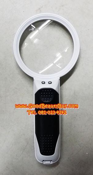 แว่นขยายด้ามจับพร้อมไฟ แว่นขยาย แว่นขยายมีไฟ 2LED Detachable Handheld Magnifier 77390