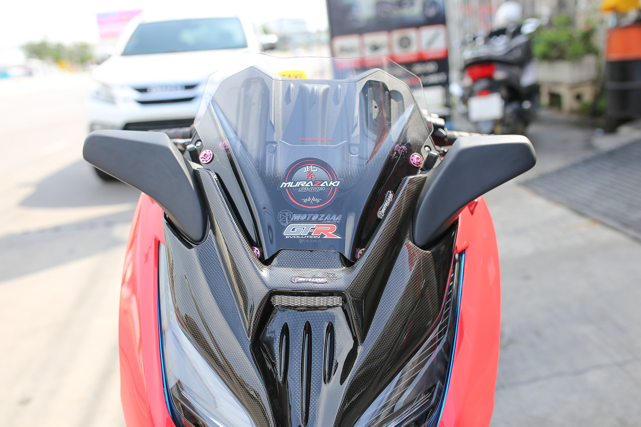 หูกระจกซิ่ง FORZA 350 ใส่300แปลงได้