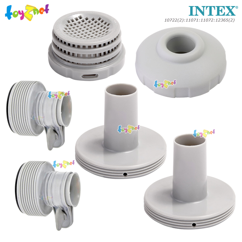 Intex ส่งฟรี ชุดหัวต่อสำหรับสระ Intex เข้ากับเครื่องกรองระบบทราย/ระบบน้ำเกลือ-ทราย (คละสี) รุ่น 10722(2)/29061:11070(2):11071:11072