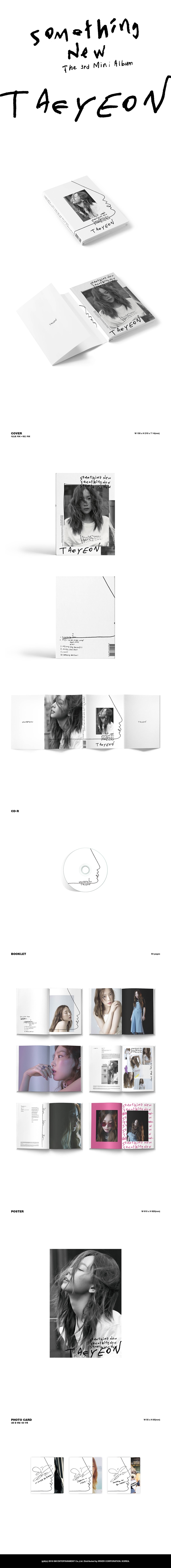 [PRE-ORDER] TAEYEON - 3rd Mini Album "Something New"