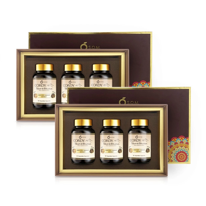ถั่งเช่า เอสโอเอ็ม คอร์ดี้ ทิเบต แอนด์ ภูฎาน (S.O.M. Cordy Tibet Bhutan) (แบบกล่อง 2 BOX SET)