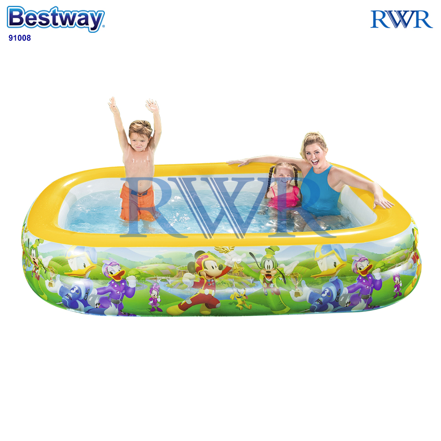 Bestway Micky Rectangular Family Pool 2.62x1.75x0.51 m. no.91008