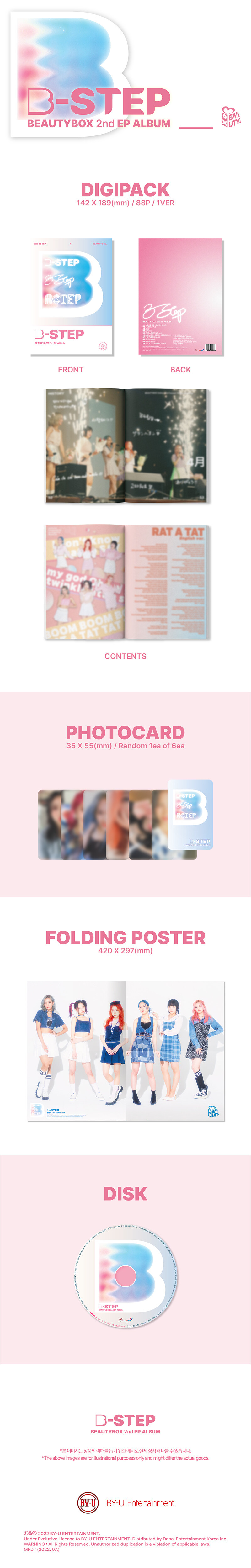 [PRE-ORDER] BEAUTYBOX - 2nd EP Album "B-STEP"