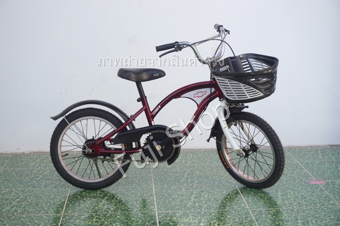 จักรยานเด็กญี่ปุ่น - ล้อ 16 นิ้ว - ไม่มีเกียร์ - Chevrolet - สีแดง [จักรยานมือสอง]