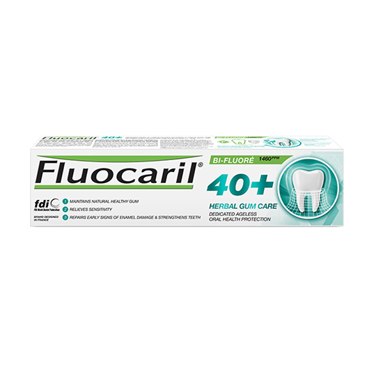 FLUOCARIL ยาสีฟัน ฟลูโอคารีล 40พลัส เฮอร์เบิลกัมแคร์ 160 กรัม