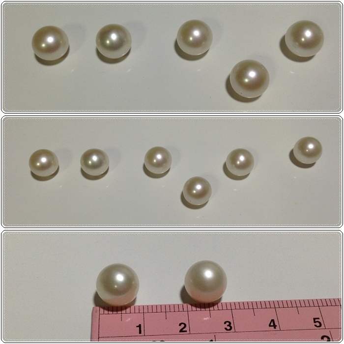 ไข่มุกน้ำจืด ขนาด 9-10มิล กลม สีขาว เม็ดละ 1000