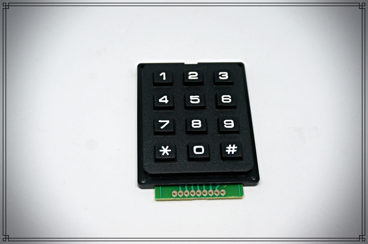 4 X 3 Matrix 12 Keys Keypad Module สำหรับ Arduino
