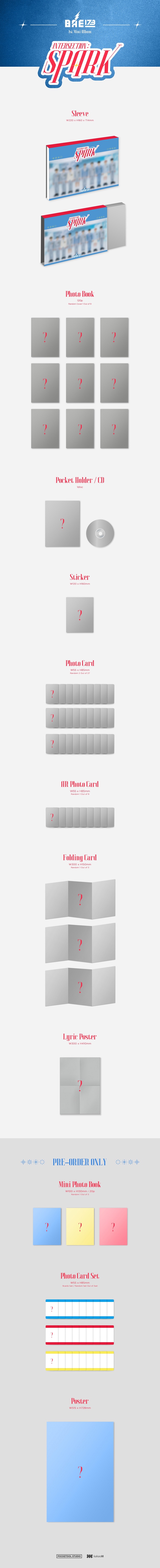 [PRE-ORDER] BAE173 - 1st Mini Album "INTERSECTION : SPARK"