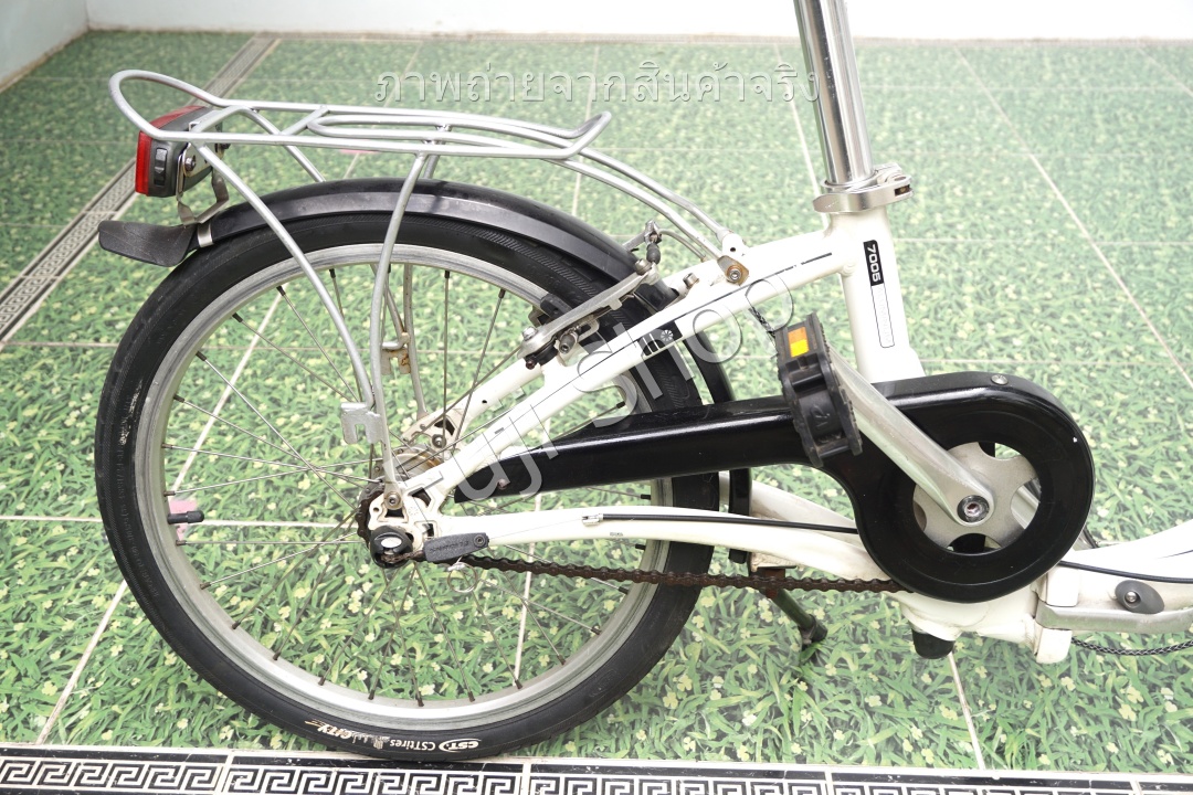 จักรยานพับได้ญี่ปุ่น - ล้อ 20 นิ้ว - มีเกียร์ - อลูมิเนียม - Dahon Ciao D3 - สีขาว [จักรยานมือสอง]