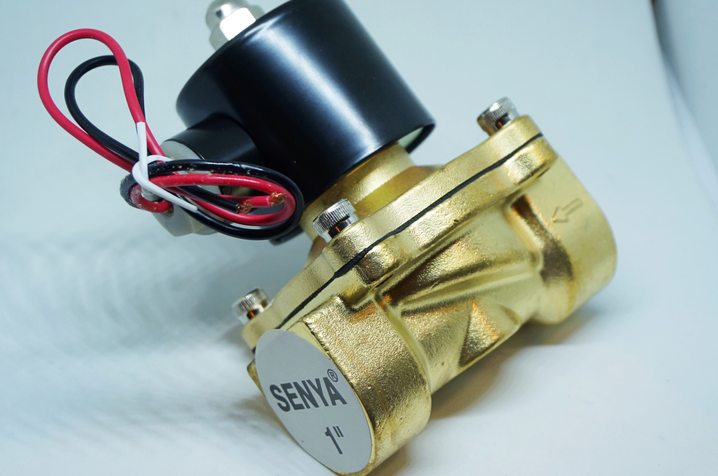 โซลินอยด์วาล์วทองเหลือง 12VDC 1"