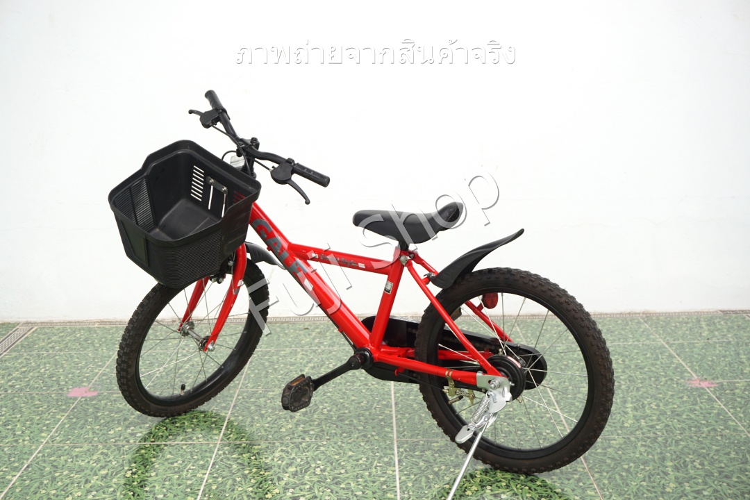 จักรยานเด็กญี่ปุ่น - ล้อ 18 นิ้ว - ไม่มีเกียร์ - สีแดง [จักรยานมือสอง]