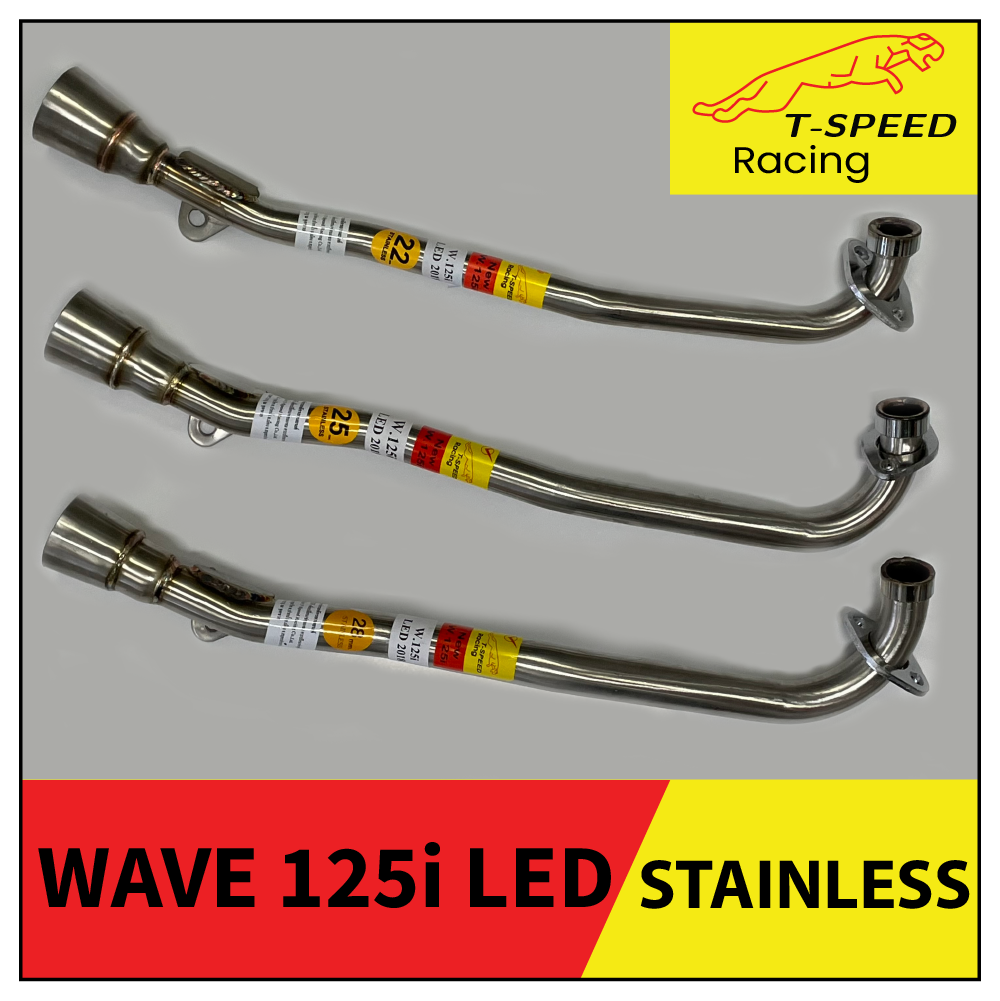 คอท่อ Honda Wave125i LED 2018 ปลาวาฬตัวใหม่ 🔩 Stainless steel แท้ เกรด 304 หนา: 1.2 มิลลิเมตร มีขนาดให้เลือก: 22 m.m. ราคา 380 บาท 25 m.m. ราคา 400 บาท 28 m.m. ราคา 450 บาท 32 m.m. ราคา 550 บาท