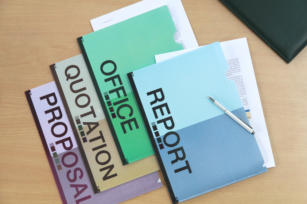 แฟ้มซอง A4 พิมพ์ลาย Working File CA-766-769