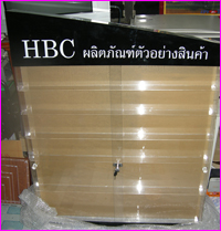 ตู้โชว์สินค้า แบบ แขวนผนัง