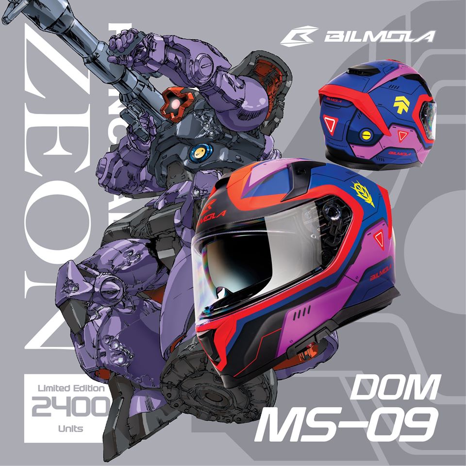 หมวกกันน็อก Bilmola ลายครบรอบ 40 ปี GUNDAM Limited Edition