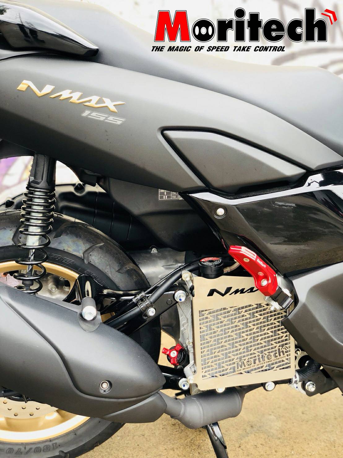 การ์ดหม้อน้ำ ALL NEW N-MAX 2020 MORITECHราคา600