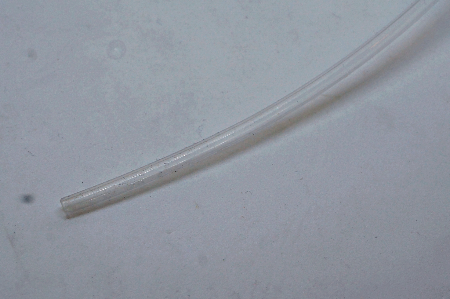 PTFE Teflon Tube ใส สำหรับ 1.75mm (ID2mm OD3mm) ใส่กับ nozzle throat (6 บาท/10cm)