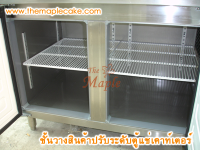 ตู้แช่เย็นเคาน์เตอร์สแตนเลส 3 ประตู กว้าง 180 cm. (Chiller)