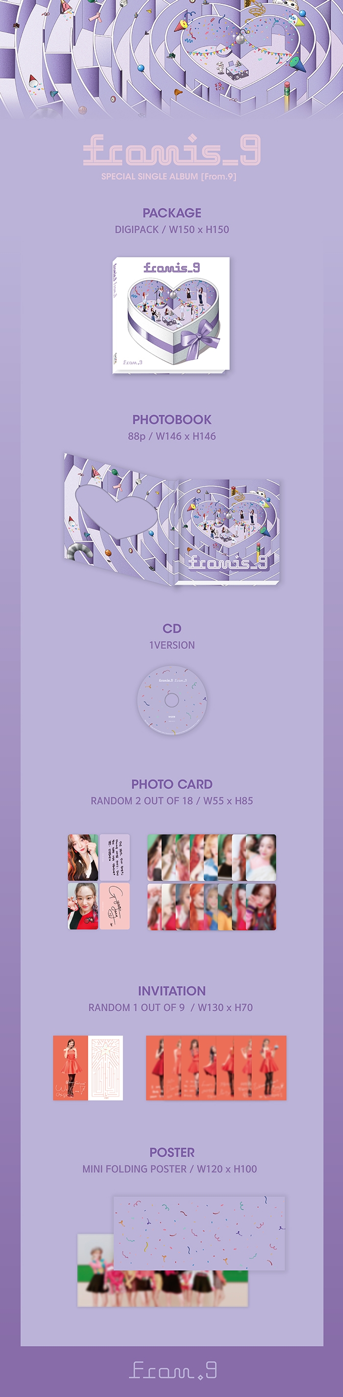 [PRE-ORDER] fromis_9 - Special Single Album "FROM.9"