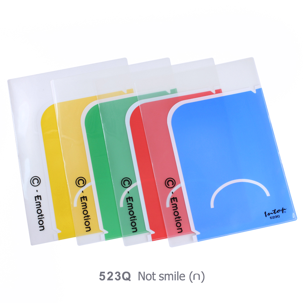 แฟ้มพับ A4 มีช่องใส่เอกสาร พิมพ์ลาย 523Q