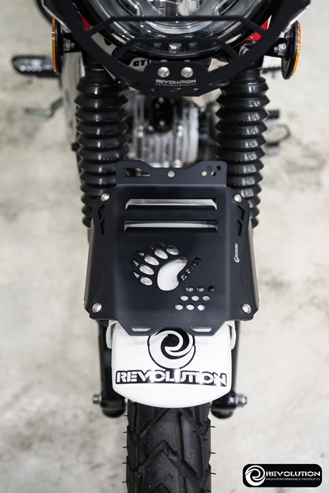 ตะแกรงบังโคลนหน้า REVOLUTION CT125 มีสีดำ สีเงิน ราคา1790