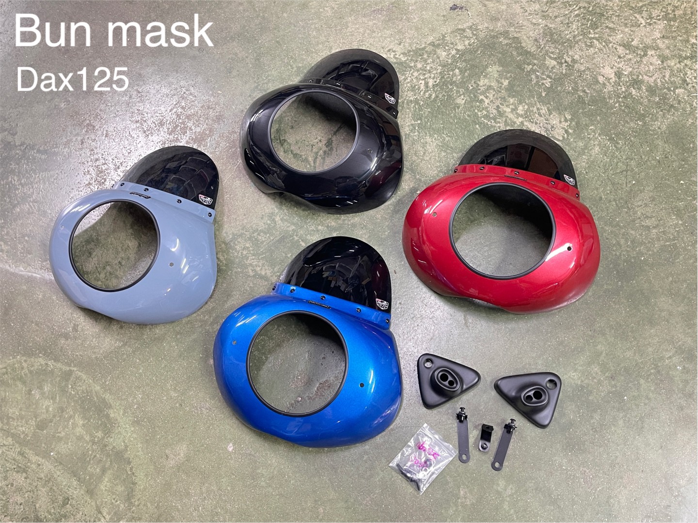 หน้ากากขนมปัง Dax125 MOTOLORD Bun mask 2900฿